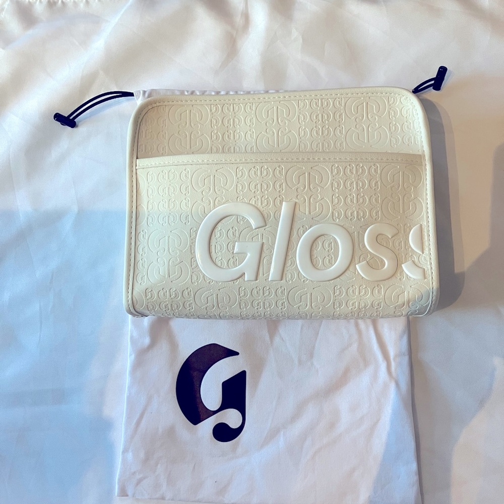 Glossier White Limited Edition Beauty Makeup Bag